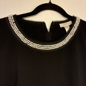 Professional LBD with Pearl Collar